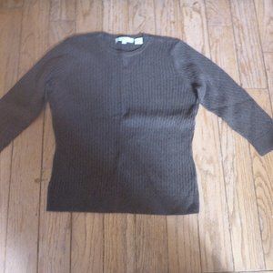Woman's Cotton Blend Lightweight Crew Neck Sweater